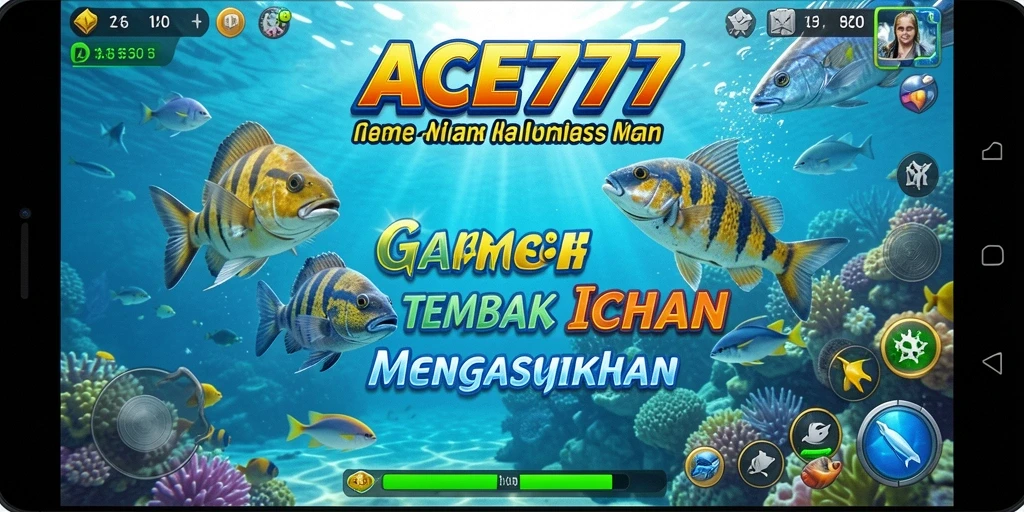 Tampilan permainan Tembak Ikan yang menarik dari ACE777.