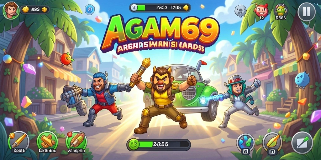 Tampilan gameplay seru dari AGAM69 yang menguji keterampilan Anda.