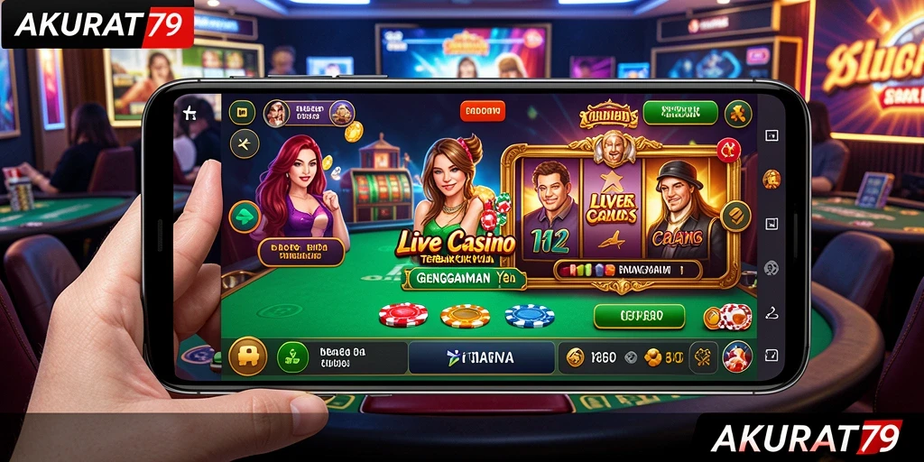 Gameplay Live Casino yang menarik dan interaktif di AKURAT79.