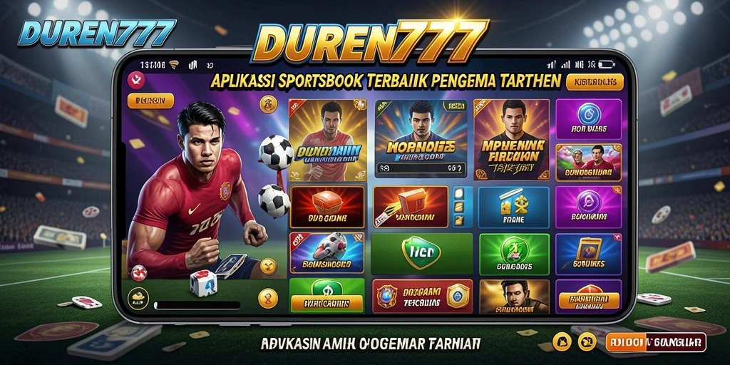 Screenshot gameplay DUREN777 menampilkan antarmuka taruhan yang menarik dan interaktif.