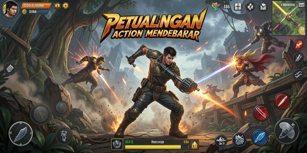 Tampilan gameplay menarik dari ID66 yang penuh aksi.