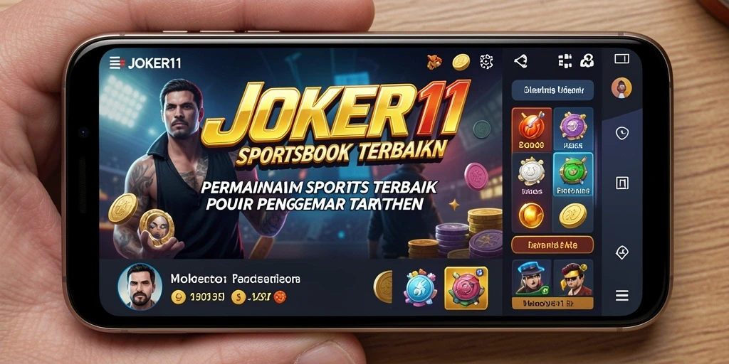 Tampilan antarmuka utama JOKER11 yang menarik dan informatif.