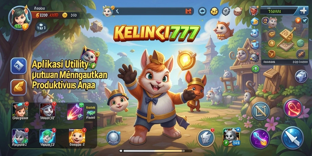 Tampilan antarmuka KELINCI777 yang menarik dan fungsional.