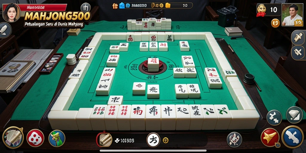 Gameplay petualangan seru di MAHJONG500 yang menantikannya.