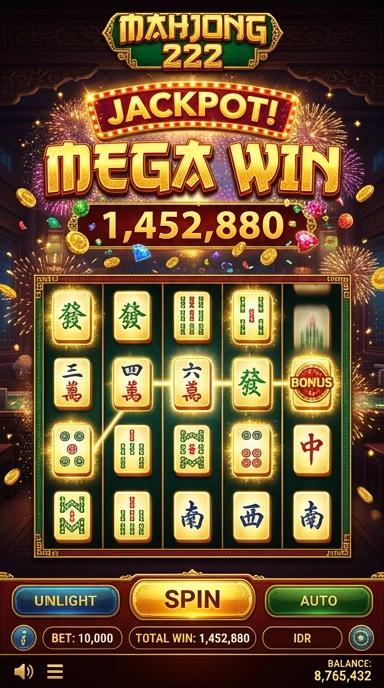 Gameplay menarik di game yang tersedia di mahjong222.